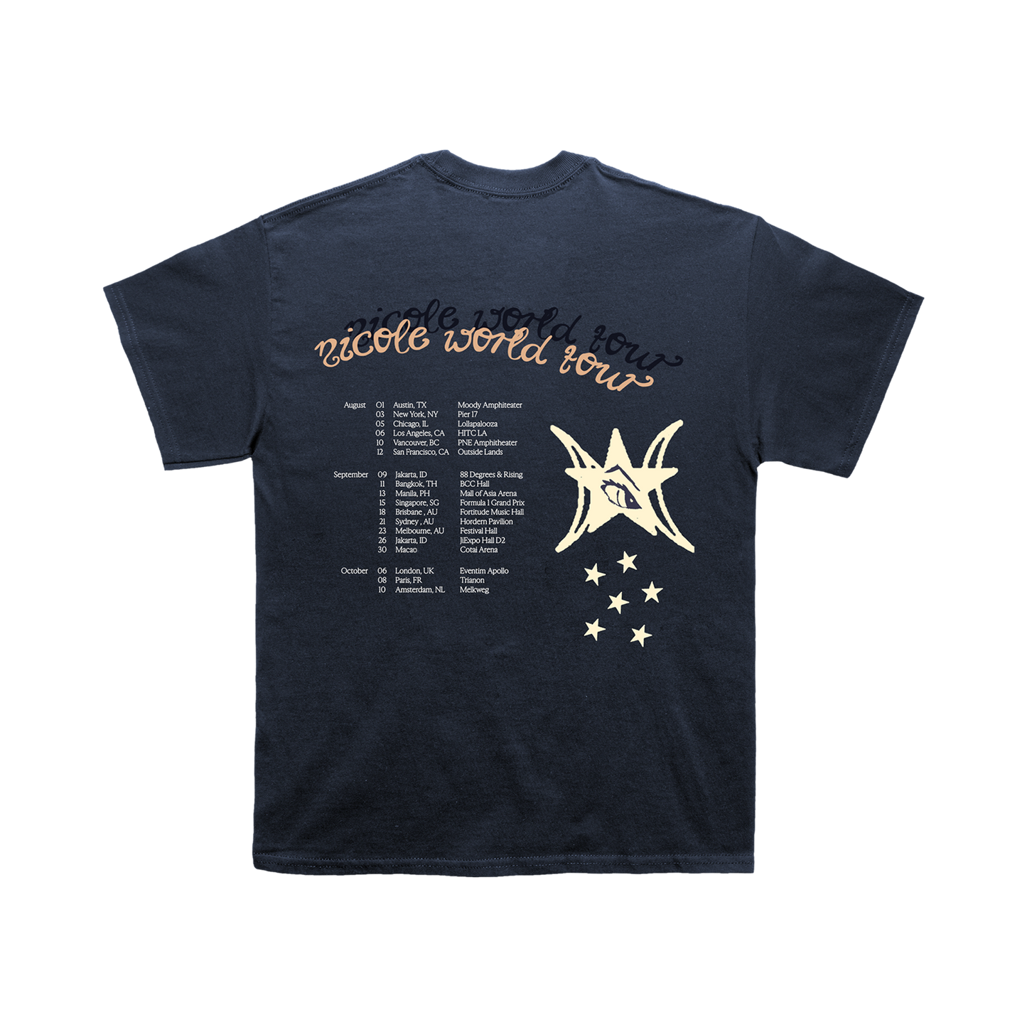 Niki Starry Eye 2023 Tour Tee